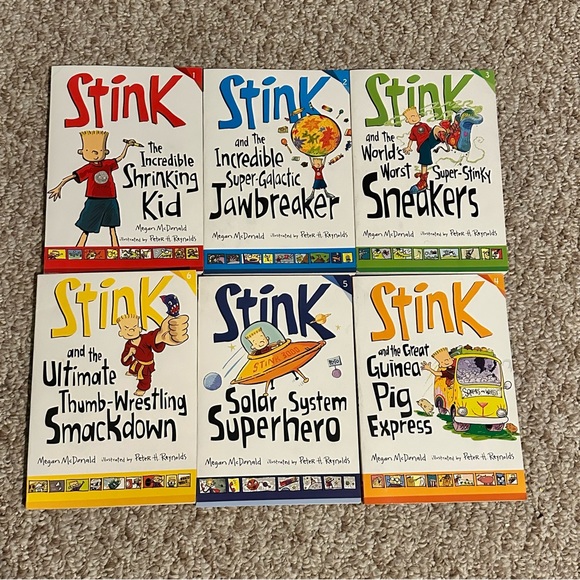 STINK Series Books by Megan McDonald PAPERBACK Set  (1 - 6) - Picture 1 of 3